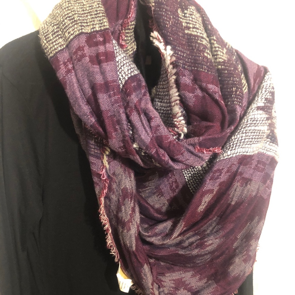 Fun purple scarf